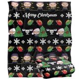 KERSTVAKANTIE Silky Touch Super Zachte Sprei Deken 152 x 127 cm