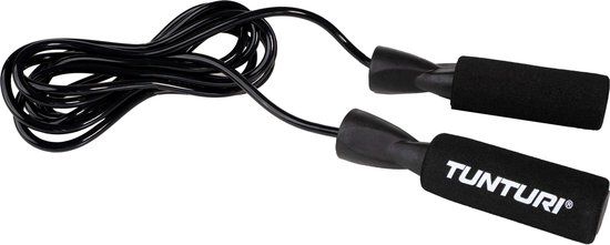 Tunturi Speed Springtouw - Fitness Springtouw - Zwart - Verstelbaar