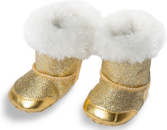 Heless Poppenschoenen Goud 38-45 Cm