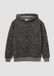 s.Oliver Sweatshirt met capuchon en panterprint voor meisjes, donkergrijs, maat 104/110