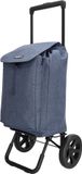 Beagles Shop & Go Boodschappen trolley Opvouwbaar Lichtgewicht 40 Liter Sterk - Blauw