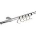 Gedotec Set de tringle chromé poli tringle de cuisine acier, 600 mm