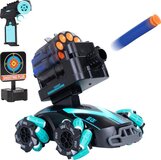 Silvergear Bestuurbare Auto met Schietfunctie - RC Auto met Soft Bullets - Zwart