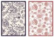 Interdruk Carte A4 avec Élastique - Collection Botanique