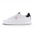Guess Schoenen Yukern Lage Sneakers Mannen Wit Synthetisch Rubber Veters Effen