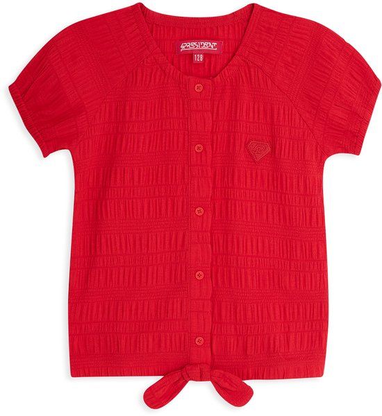 4PRESIDENT T-shirt meisjes - Barberry - Maat 128