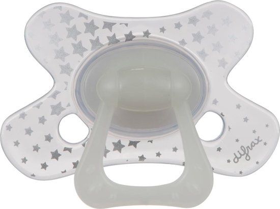 Difrax Fopspeen Dental Glow in the Dark 18+ maanden - 1 stuk