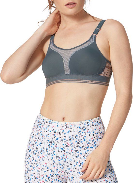 Triaction sport bh Extreme Lite - 70B - donkergrijs
