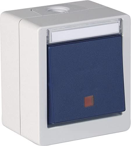 Opus OPUS® RESIST controleschakelaar 3-voudig universeel lichtgrijs/staalblauw