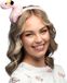 Boland - Pluche diadeem Flamingo - Één maat - Kinderen en volwassenen - Unisex - Hawaii - Themafeest