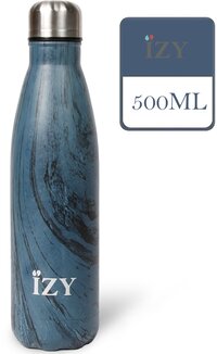 IZY Bottles Design Blauw 500ML Thermosfles