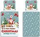 Sweet Home Merry Christmas and a happy new year Kerst dekbedovertrek 140 x 200 cm (70 x 90 cm)