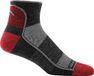 Darn Tough 1715 1/4 Lightweight Hardloopsokken van merinowol voor Heren, Maat 41/42, Kleur Team DTV