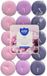 Sans marque 30x pièces Bougies chauffe-plat/bougies chauffe-plat parfumées - lilac flowers - 4 heures de combustion - Bougies