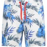 CMP Tropisch patroon zwemshort voor heren - Polyester - Blauw/Groen - 3XL