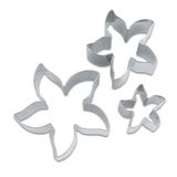 Städter uitsteekvormen, roestvrij staal, zilver, 4/3/2 cm