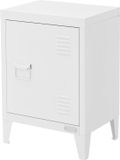 ML-design Industriële archiefkast Kantoorkast 40x30x57,5 cm wit staal