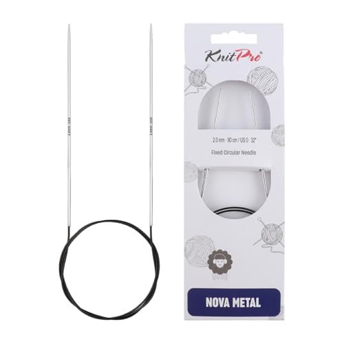 KnitPro Nova Metal rondbreinaalden 150cm 2.00mm