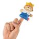 Sigikid 43008 Vingerpop, Koning/Blauw, 10x9x4 cm