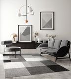 the carpet Pearl - Moderne woon- of slaapkamer tapijt - Geometrische patronen - Grijs - 200x280 cm