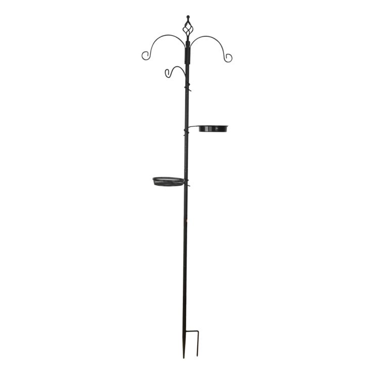Esschert Design Best For Birds Voederstation - Zwart Metaal - 200.5cm