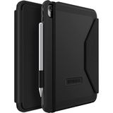 OtterBox DEFENDER VOOR BEDRIJF (Screenless Edition) W/FOLIO voor iPad 10e generatie - ZWART
