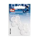 Prym 926701 applicatie bloemen feestelijk wit klein