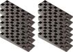 KOTARBAU® Set van 100 montagewiggen, kunststof, 150 x 44 x 20 mm, zwart
