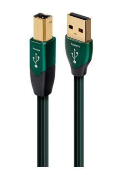 AudioQuest Forest USB A-B Kabel - 3m - Zwart