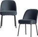 WOOOD Vogue Eetkamerstoelen - Fluweel - Teal - Set van 2