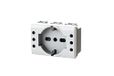 4Box inbouwstopcontact P503 compatibel met Bticino® LivingLight™ antraciet