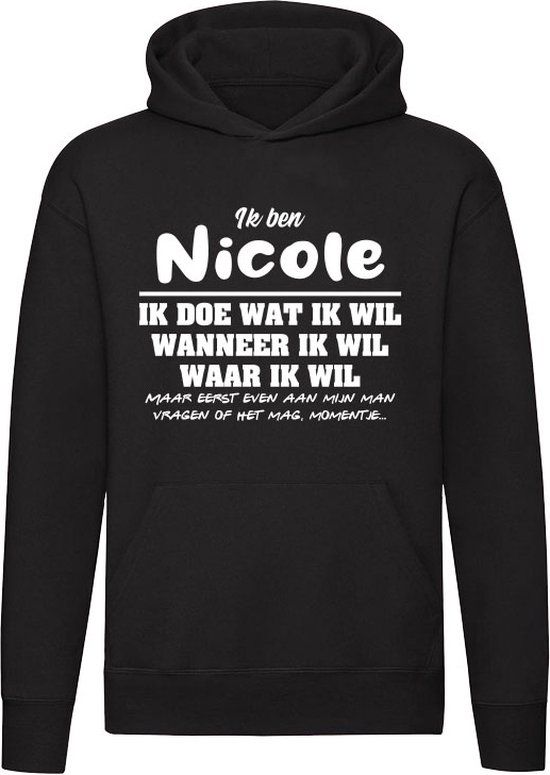 Nicole Trui | Zwart | Unisex | 4XL