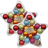 Inge-glas Inge Christmas Goods Kerstballen gekleurd - 40x - 12st - kunststof - 3 cm
