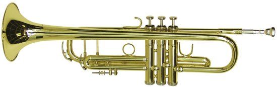 Dimavery TP-20 Bb Trompet - Goud - Inclusief koffer en mondstuk
