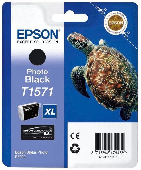 Epson T1571 Photo Black inktcartridge - Origineel