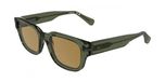 Lacoste L6093S Transparent Khaki Zonnebril Heren
