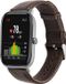Strap-it Bracelet en cuir pour montre connectée - Convient pour Xiaomi Amazfit GTS - Marron foncé