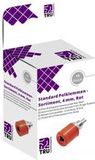 TRU COMPONENTS Assortiment laboratoriumconnectoren Bus, inbouw verticaal Rood 10 stuk(s)