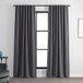 HPD Half Price Drapes Bellino Kamer-verduisterende gordijnen, 213 cm lange gordijnen voor slaap- en woonkamer (1 paneel), 127 x 213 cm (b x l), grijs (Armour Grey)