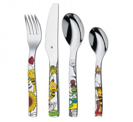 WMF Child's Cutlery Set - 4-Piece - Biene Maja - Stainless Steel