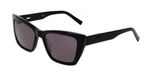 GAFAS Dkny DK554S Zonnebril Vrouwen Zwart Kunststof Butterfly