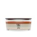 WoodWick Hearthwick - Trilogy Vanilla Embers - Bougie parfumée Ellipse - 50 heures de combustion