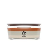 WoodWick Hearthwick - Trilogy Vanilla Embers - Ellipse Geurkaars - 50 branduren