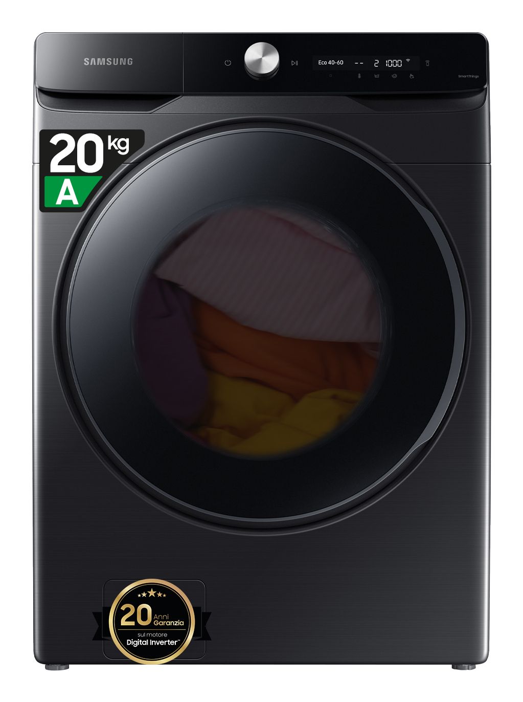 Samsung WF20DG8650BV/U3 - 20kg Front Load Washing Machine - Black