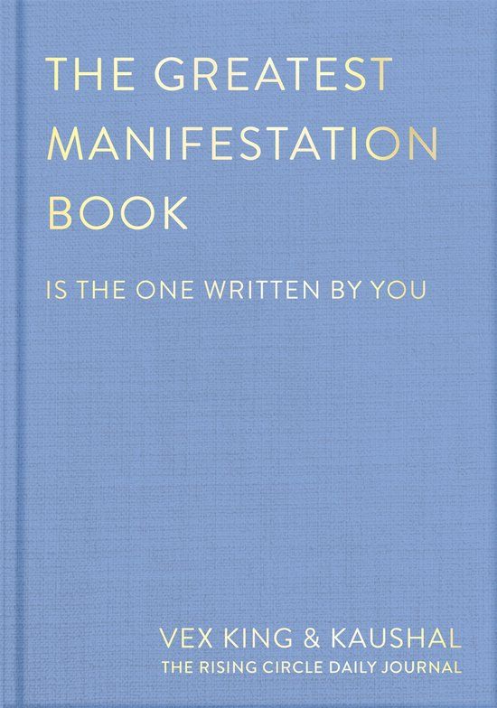 Vex King The Greatest Manifestation Book (is the one written by you) Hardcover Blue