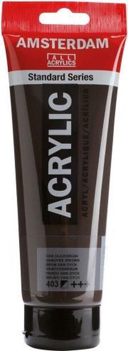 Amsterdam acrylic paint 250ml 403 Van Dijckbruin