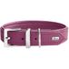 HUNTER Hondenhalsband Sofia, framboos, rundernappa-look, maat 50