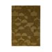 Flair Rugs laagpolig wollen vloerkleed 230x160 cm - olijfgroen