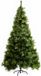 HOMCOM Christmas Tree PET, Metall Ø90 x 210H cm Grün
