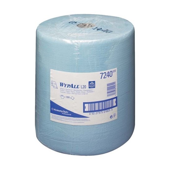 - WypAll poetsdoeken - 1000x vellen - blauw - L20-7240